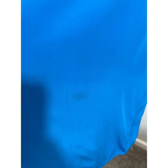 100% Silk Francesca of Damon for Starington 1980s Royal Blue and Hot Pink VTG 6 - Picture 9 of 10